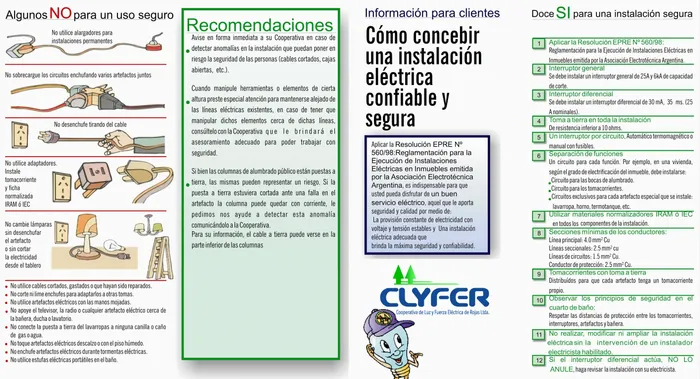 Folleto de seguridad eléctrica 1
